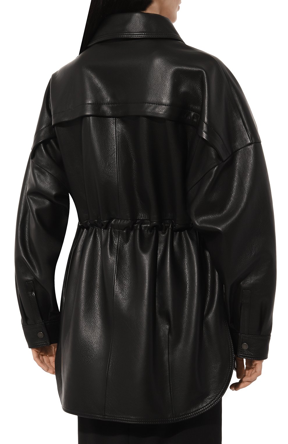 Кожаная парка LESYANEBO, арт. LN09H-0101_OZ, фото 4