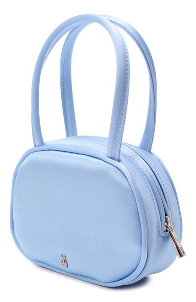 Сумка superamini bella AMINA MUADDI голубого цвета по цене 67700 руб., арт. SUPERAMINI BELLA/SATIN, фото 4 Сумка superamini bella AMINA MUADDI, арт. SUPERAMINI BELLA/SATIN, фото 4