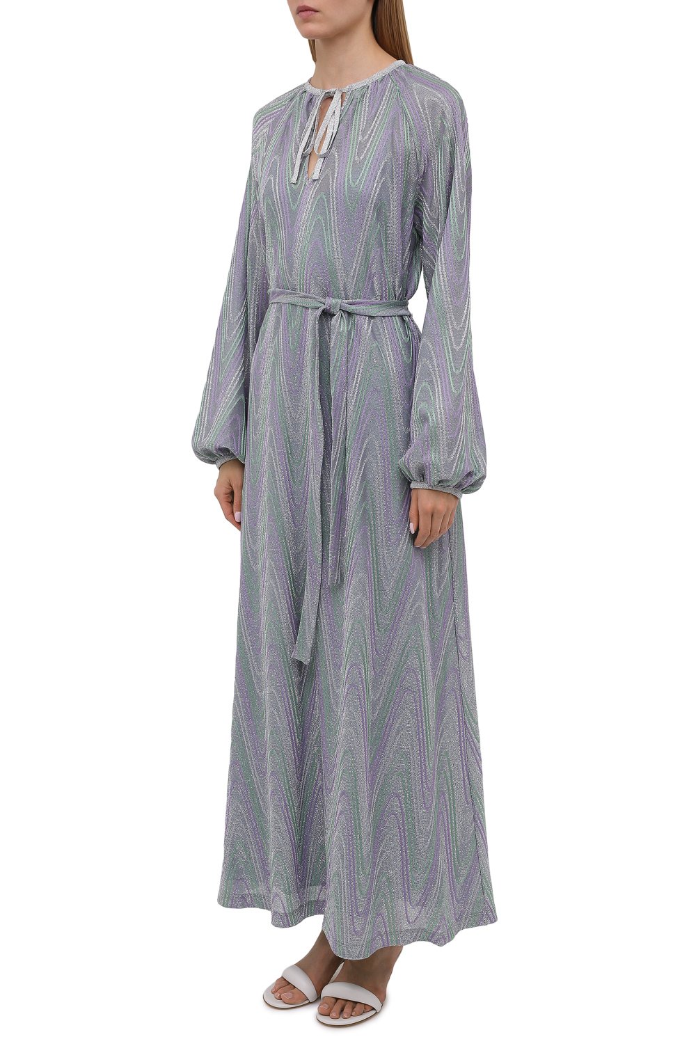 Платье из хлопка и вискозы M MISSONI, арт. 2DG00557/2J0051, фото 3