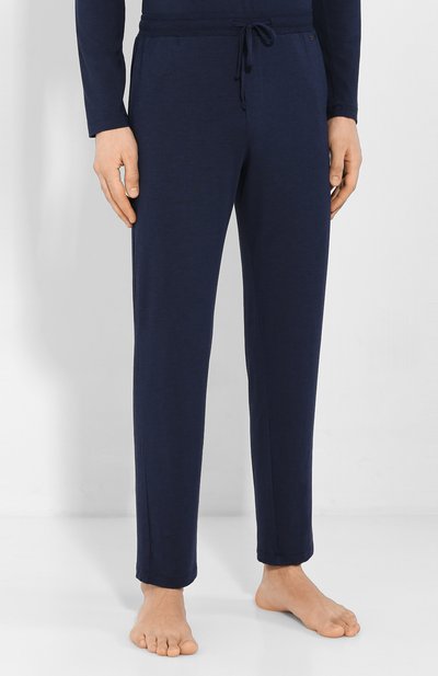 Домашние брюки из вискозы HANRO темно-синего цвета по цене 12050 руб., арт. 075040, фото 3 Домашние брюки из вискозы HANRO, арт. 075040, фото 3