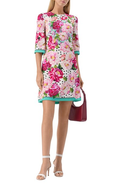 Шелковое платье DOLCE & GABBANA, арт. I6JP8W/HPAE4, фото 2