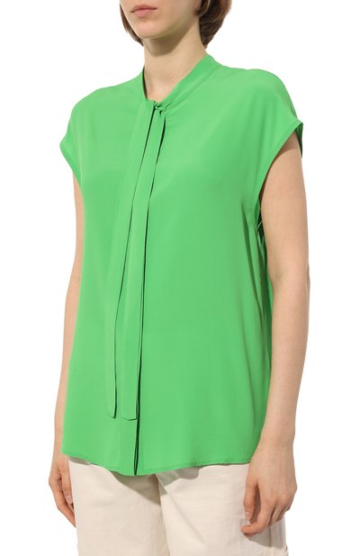 Блузка BEATRICE .B зеленого цвета по цене 22350 руб., арт. 23FE4993T0RRE, фото 3 Блузка BEATRICE .B, арт. 23FE4993T0RRE, фото 3