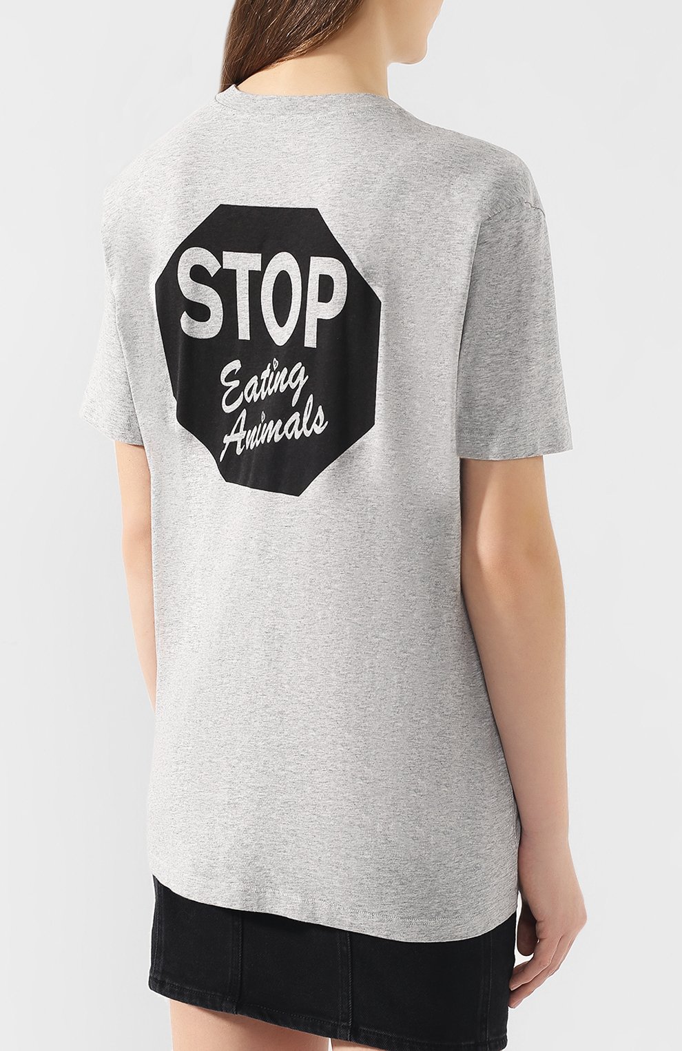 Хлопковая футболка STELLA MCCARTNEY, арт. 381701/SMW17, фото 4