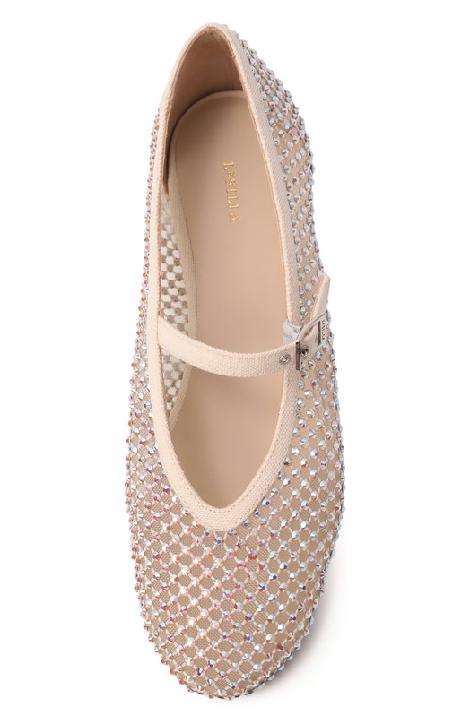 Текстильные балетки Gilda Le Silla 0189C020MTPPSTV Кремовый  0189C020MTPPSTV Фото 6