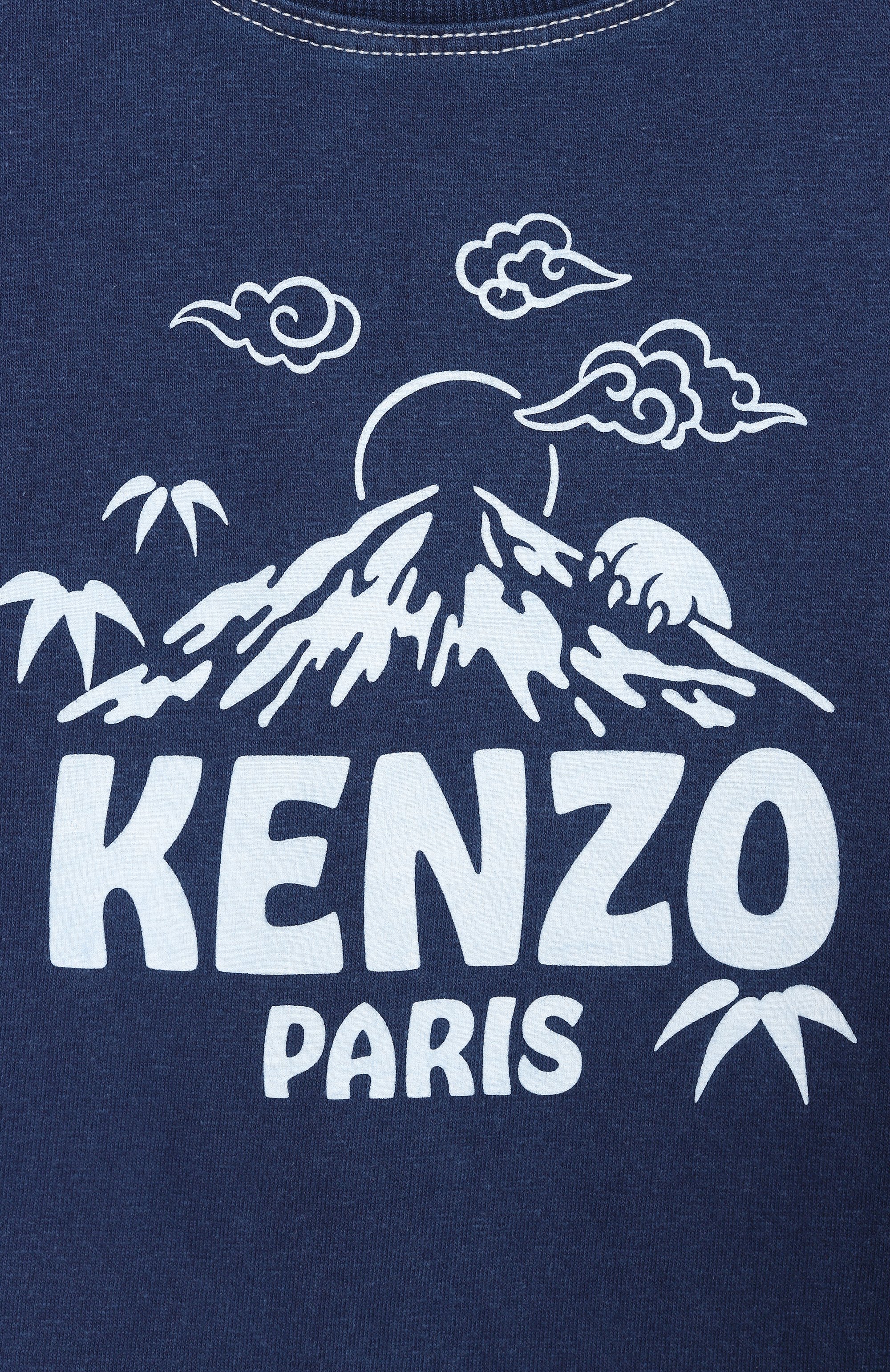 Хлопковая футболка KENZO, арт. K61673, фото 3