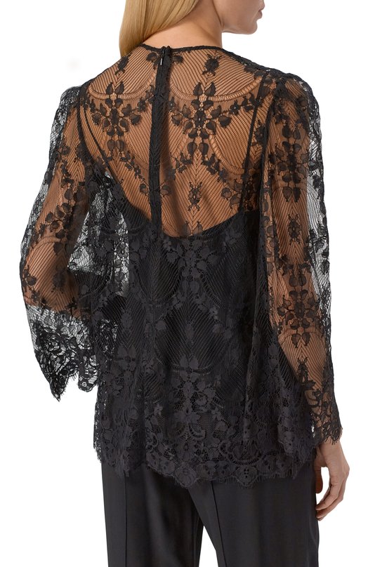 Блузка Elie Saab T0256NR26/MCL02 Чёрный  T0256NR26/MCL02 Фото 4