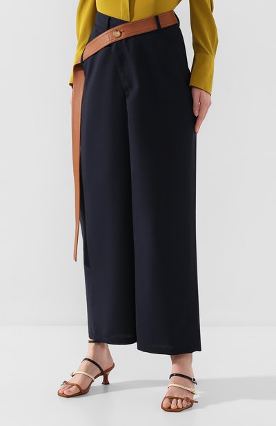 Шерстяные брюки LANVIN темно-синего цвета по цене 114000 руб., арт. RW-TR527K-4197-E20, фото 3 Шерстяные брюки LANVIN, арт. RW-TR527K-4197-E20, фото 3