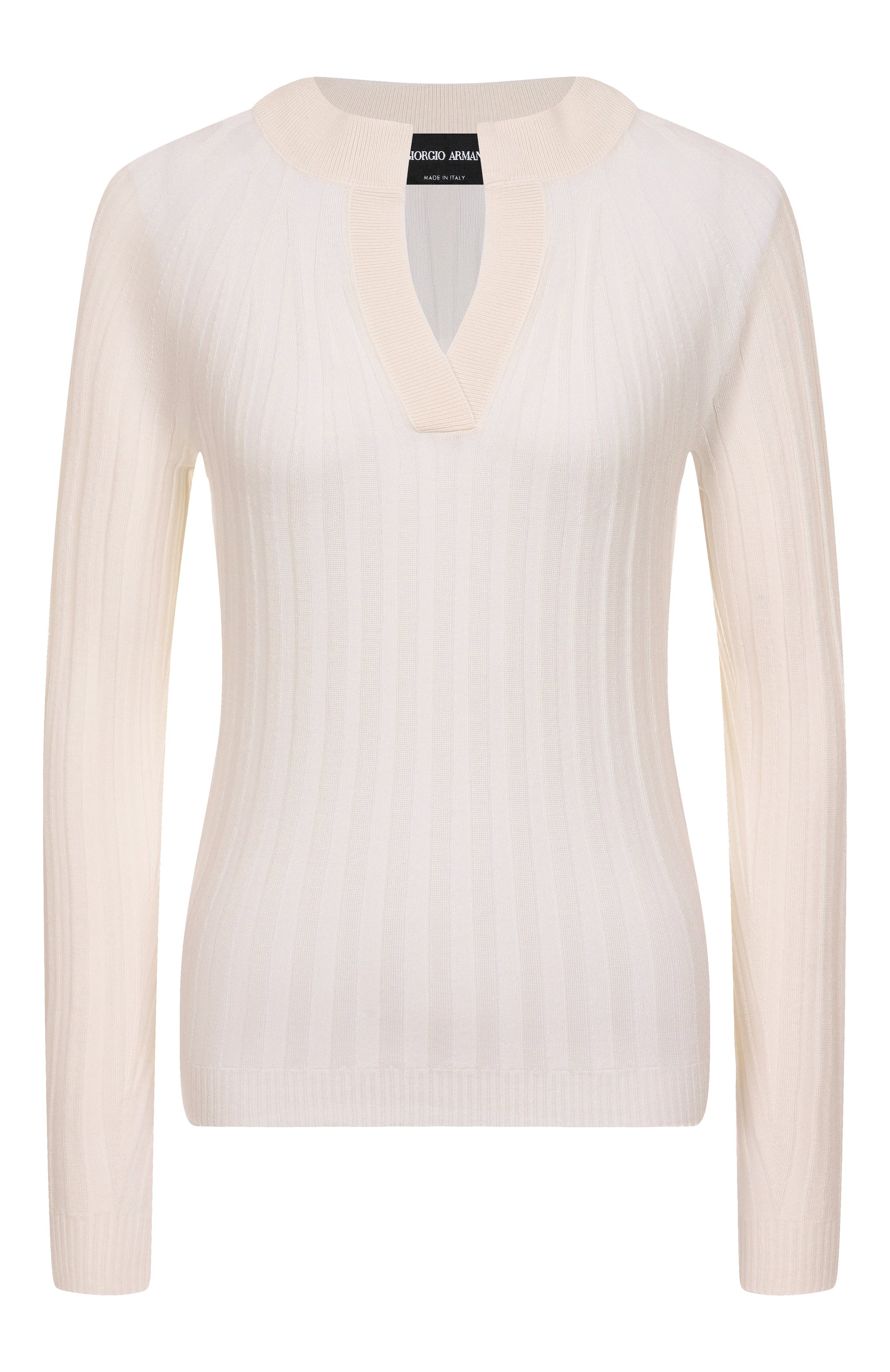 Пуловер из кашемира и шелка GIORGIO ARMANI, арт. GW001814/AF18784, фото 1
