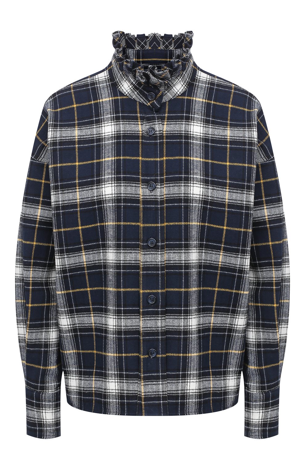 Хлопковая блузка FORTE DEI MARMI COUTURE разноцветного цвета по цене 18300 руб., арт. 20WF7104, фото 1 Хлопковая блузка FORTE DEI MARMI COUTURE, арт. 20WF7104, фото 1