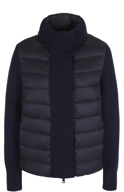 Пуховик с шерстяными рукавами MONCLER, арт. C2-093-94534-00-98124, фото 1
