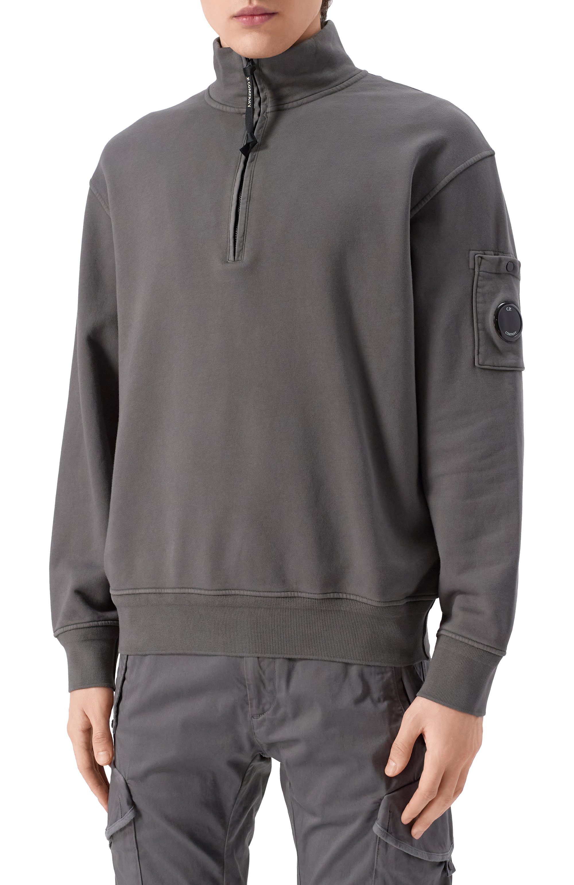 Хлопковый свитшот C.P. COMPANY, арт. 18CMSS125A110044R, фото 3