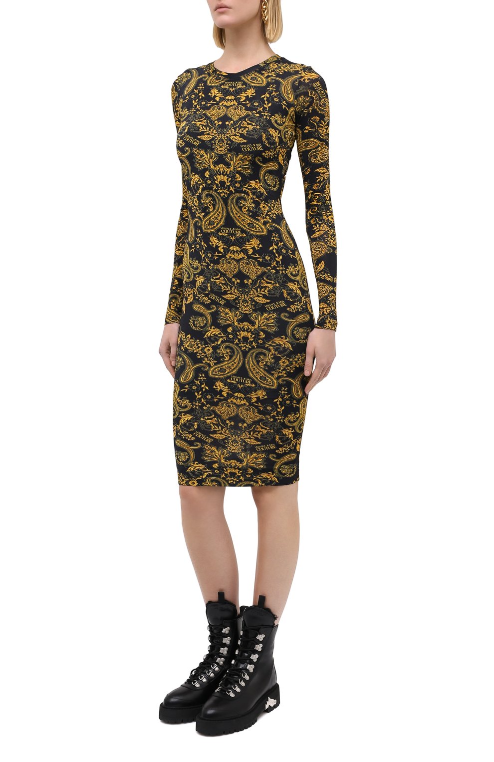 Платье из вискозы VERSACE JEANS COUTURE, арт. D2HZA431-ZDP938 PRINT/S0840, фото 3