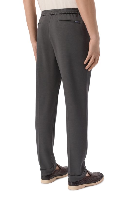 Шерстяные брюки Marco Pescarolo CARACCI0L0/53Y19_001 Зелёный  CARACCI0L0/53Y19_001 Фото 4