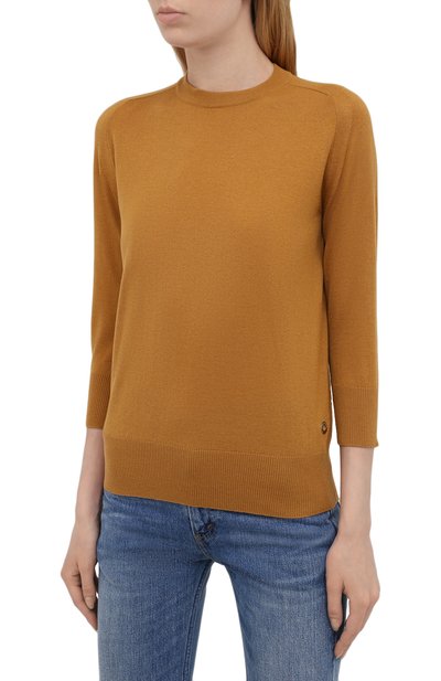 Кашемировый пуловер LORO PIANA светло-коричневого цвета по цене 109500 руб., арт. FAI4920, фото 3 Кашемировый пуловер LORO PIANA, арт. FAI4920, фото 3