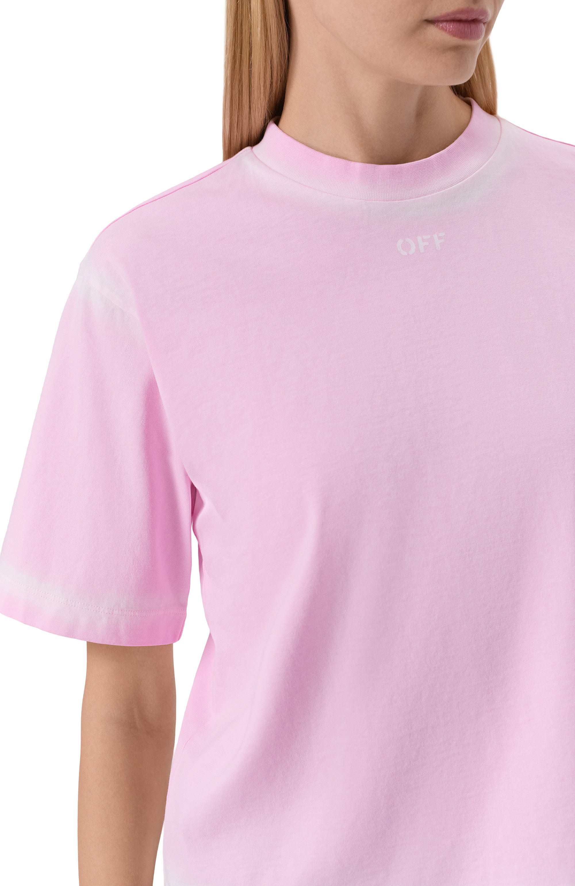 Хлопковая футболка OFF-WHITE, арт. 0WAA124S26JER007, фото 5