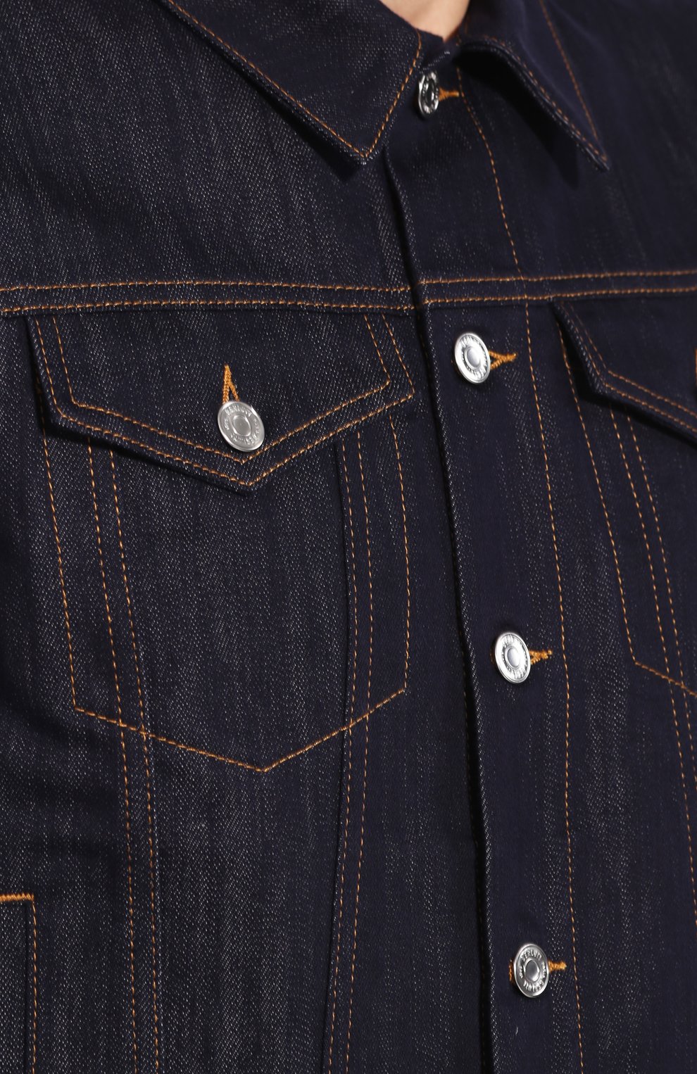 Джинсовая куртка BERLUTI темно-синего цвета по цене 126500 руб., арт. R160BL72-001, фото 5 Джинсовая куртка BERLUTI, арт. R160BL72-001, фото 5