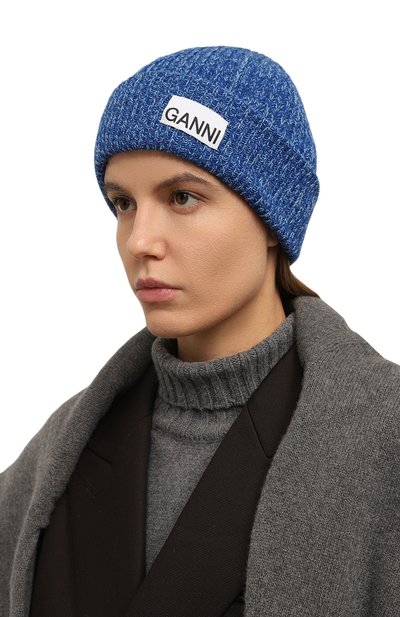 Шерстяная шапка GANNI, арт. A5021, фото 2