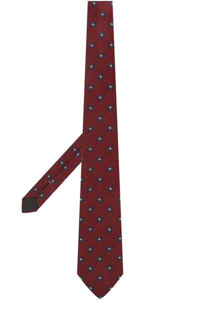 Шелковый галстук ZEGNA красного цвета по цене 19650 руб., арт. Z2D22T/1UM, фото 2 Шелковый галстук ZEGNA, арт. Z2D22T/1UM, фото 2