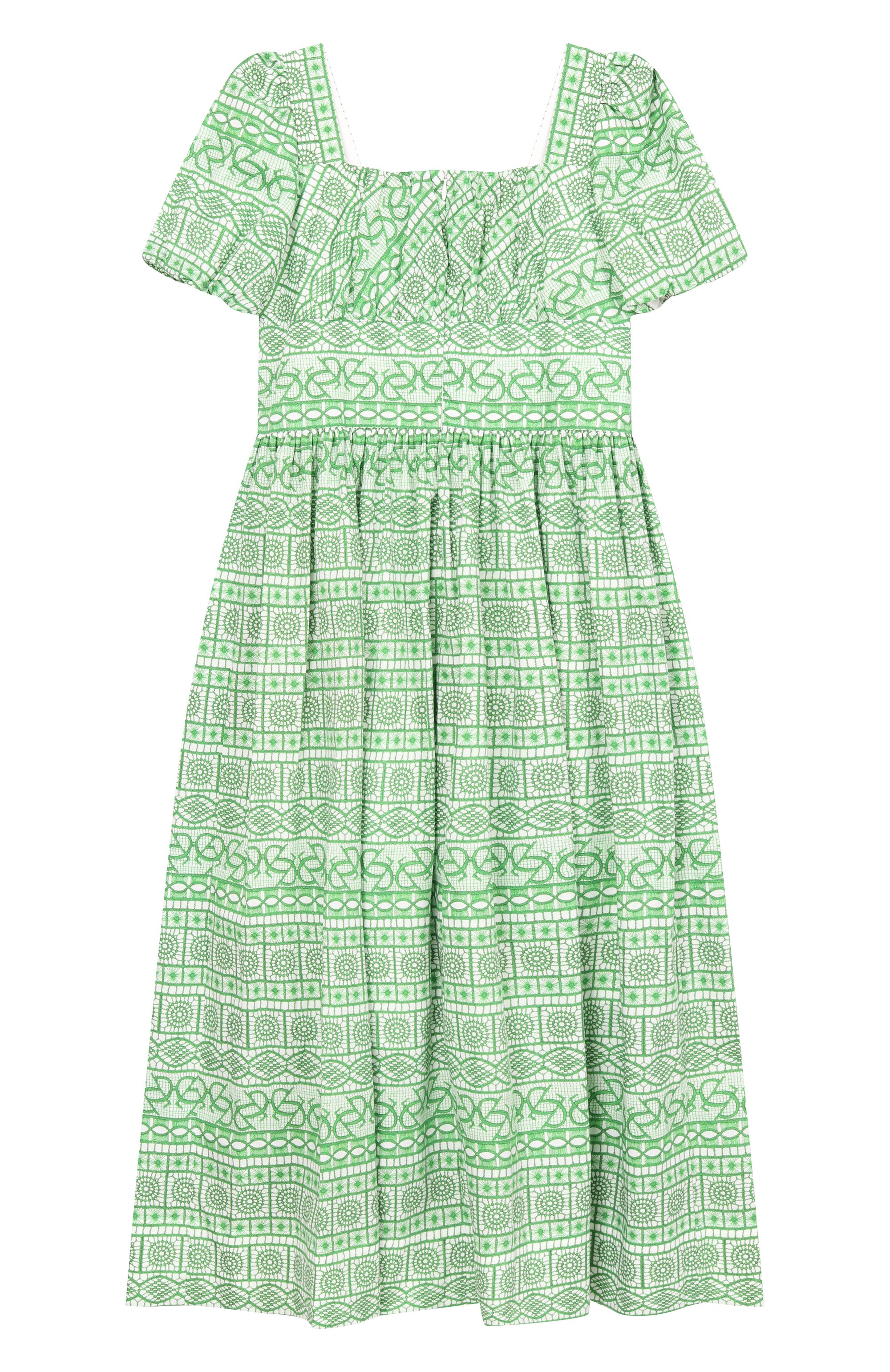 Хлопковое платье ELIE SAAB JUNIOR, арт. EFAB115 MX/TS1103_001, фото 2