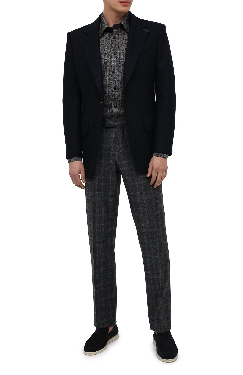 Шерстяные брюки ZILLI, арт. M0U-40-38P-D6506/0001, фото 2