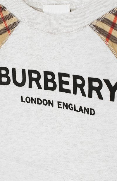 Хлопковый свитшот BURBERRY, арт. 8011012, фото 3