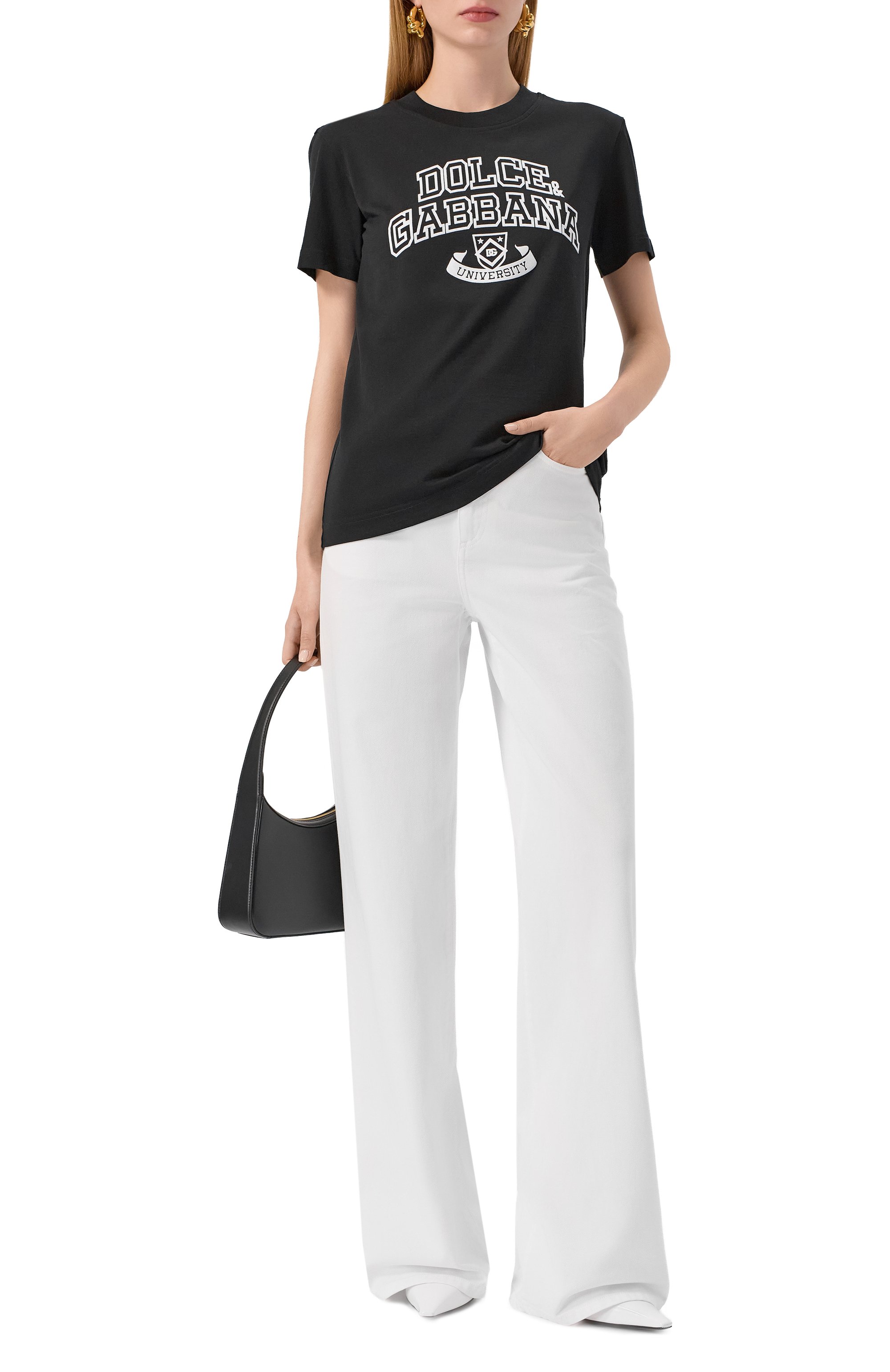 Джинсы DOLCE & GABBANA белого цвета по цене 88100 руб., арт. FTDDGD/G8NV8, фото 2 Джинсы DOLCE & GABBANA, арт. FTDDGD/G8NV8, фото 2