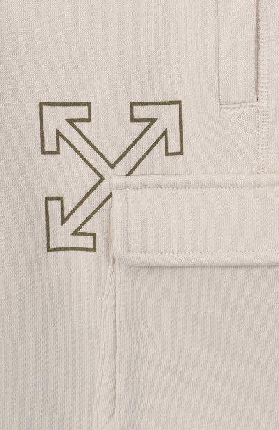 Хлопковые шорты-карго OFF-WHITE, арт. 0BCI005S26FLE001_001, фото 3
