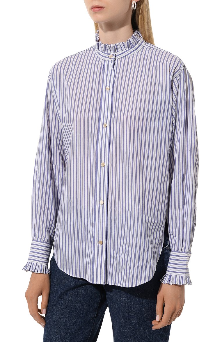 Хлопковая рубашка ISABEL MARANT ETOILE, арт. CH0016FA, фото 3