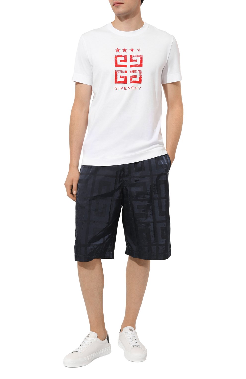 Кожаные кеды city sport GIVENCHY белого цвета по цене 54850 руб., арт. BH005VH118, фото 2 Кожаные кеды city sport GIVENCHY, арт. BH005VH118, фото 2