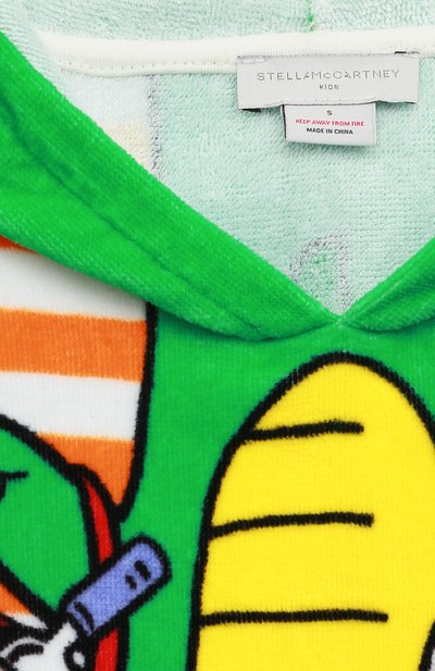 Хлопковое полотенце-пончо STELLA MCCARTNEY, арт. 8QCMG0, фото 3