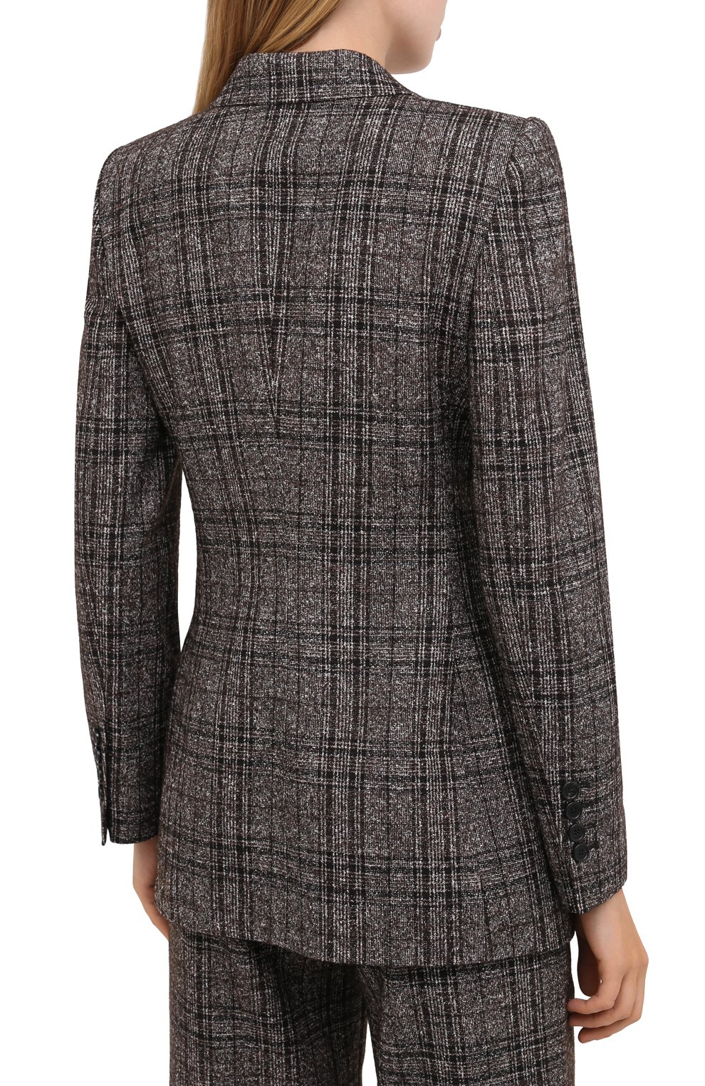 Жакет DOLCE & GABBANA коричневого цвета по цене 279500 руб., арт. F29D0T/FQMH2, фото 5 Жакет DOLCE & GABBANA, арт. F29D0T/FQMH2, фото 5