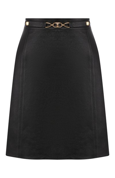 Женская кожаная юбка CELINE, арт. 2H150276D