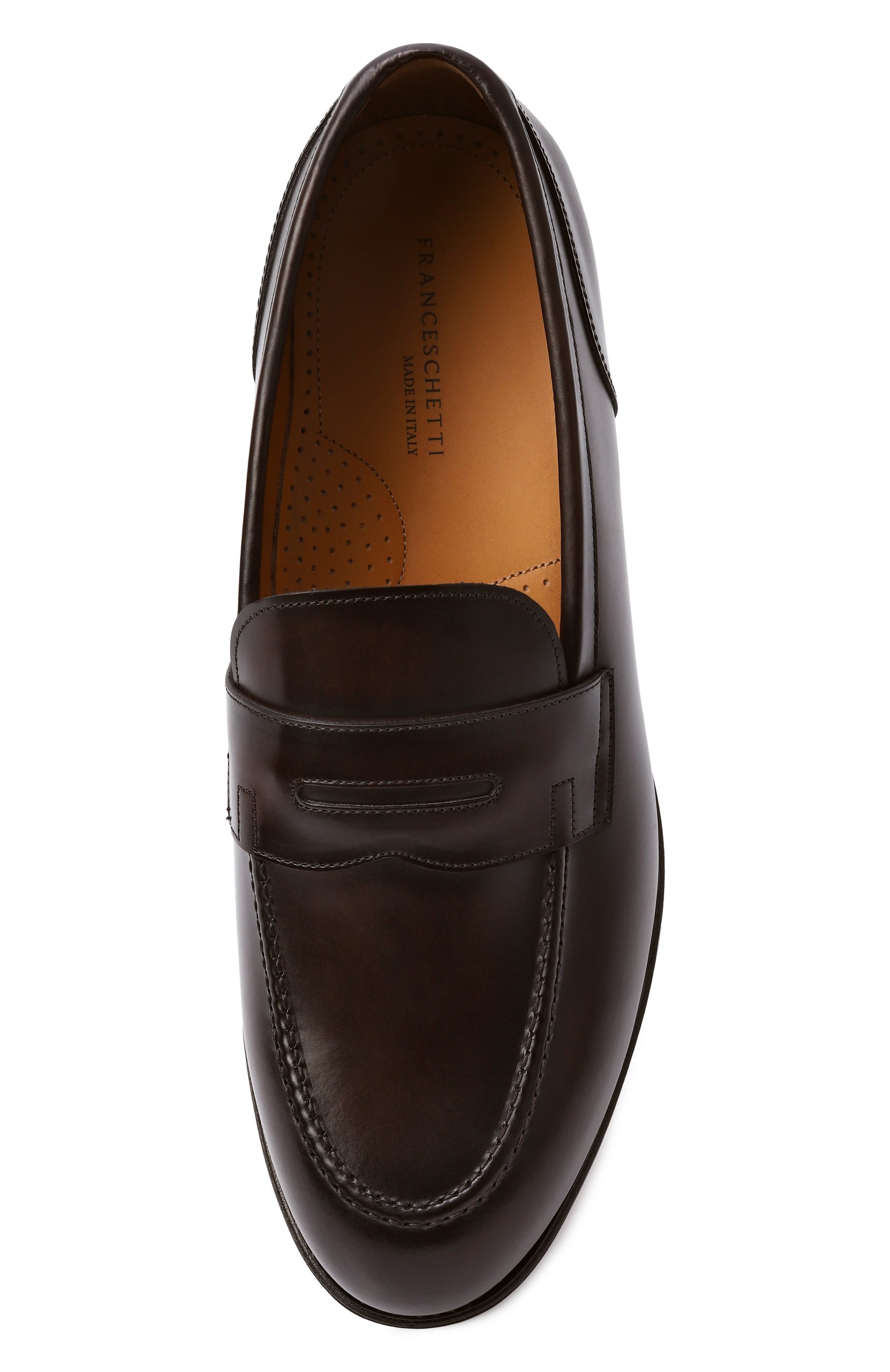 Кожаные пенни-лоферы FRANCESCHETTI, арт. 2366004/CRIMP TINT0, фото 6