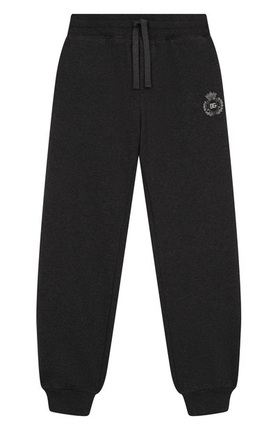 Хлопковые джоггеры DOLCE & GABBANA, арт. L4JPKS/G7PK0/8-12+