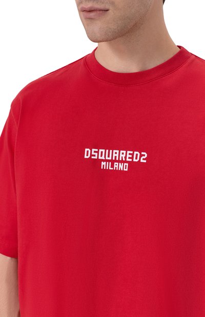 Хлопковая футболка DSQUARED2, арт. S74GD1521/D20106, фото 5