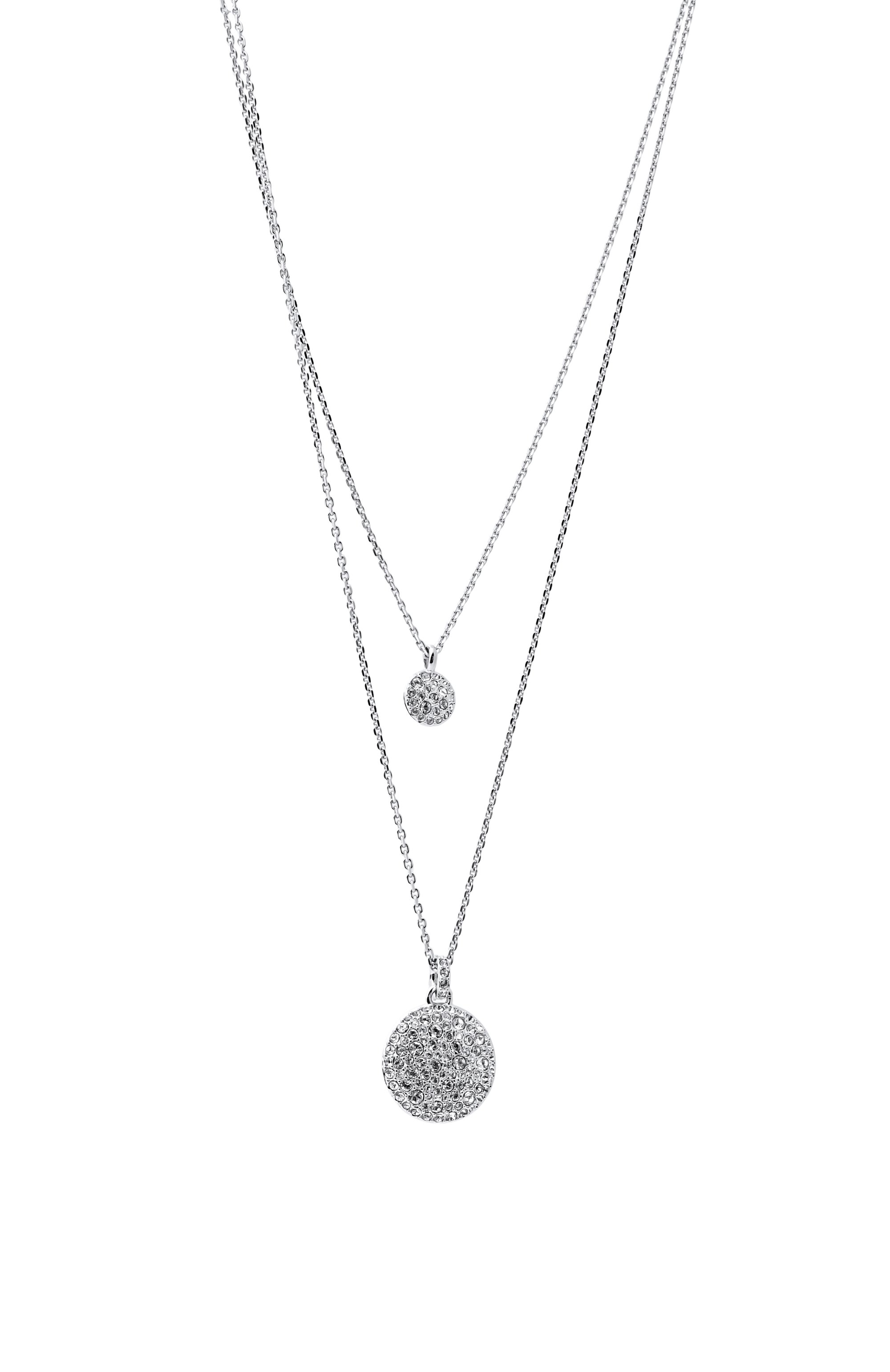 Колье meteora SWAROVSKI серебряного цвета по цене 24500 руб., арт. 5684244, фото 3 Колье meteora SWAROVSKI, арт. 5684244, фото 3
