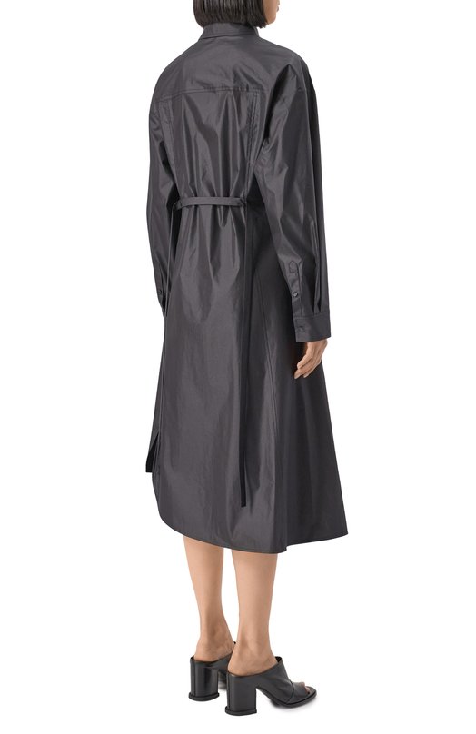 Хлопковое платье Juun.J JW5271W045 Чёрный  JW5271W045 Фото 4