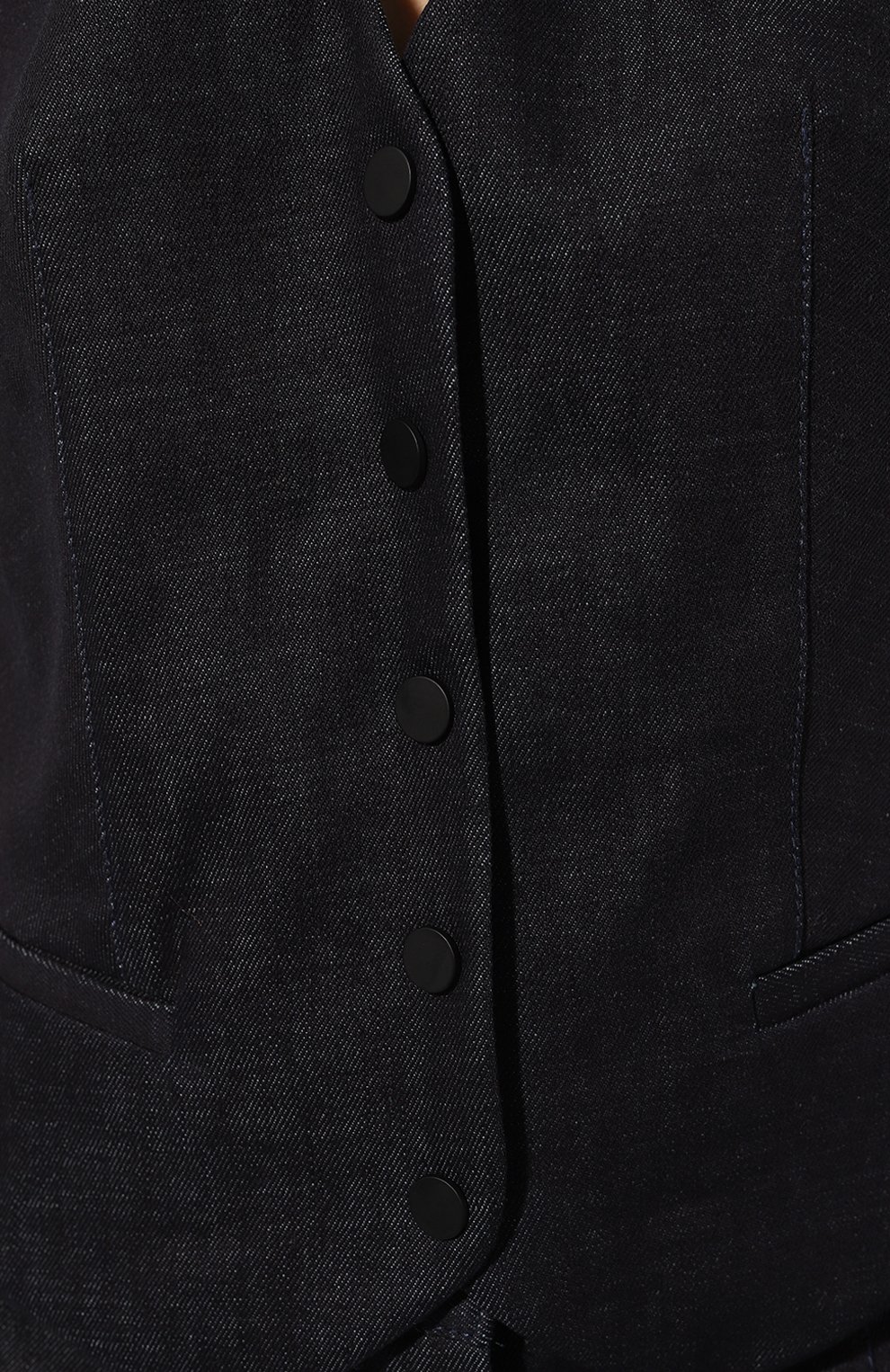 Джинсовый жилет NOBLE&BRULEE темно-синего цвета по цене 45000 руб., арт. NB42/8009027/042, фото 5 Джинсовый жилет NOBLE&BRULEE, арт. NB42/8009027/042, фото 5