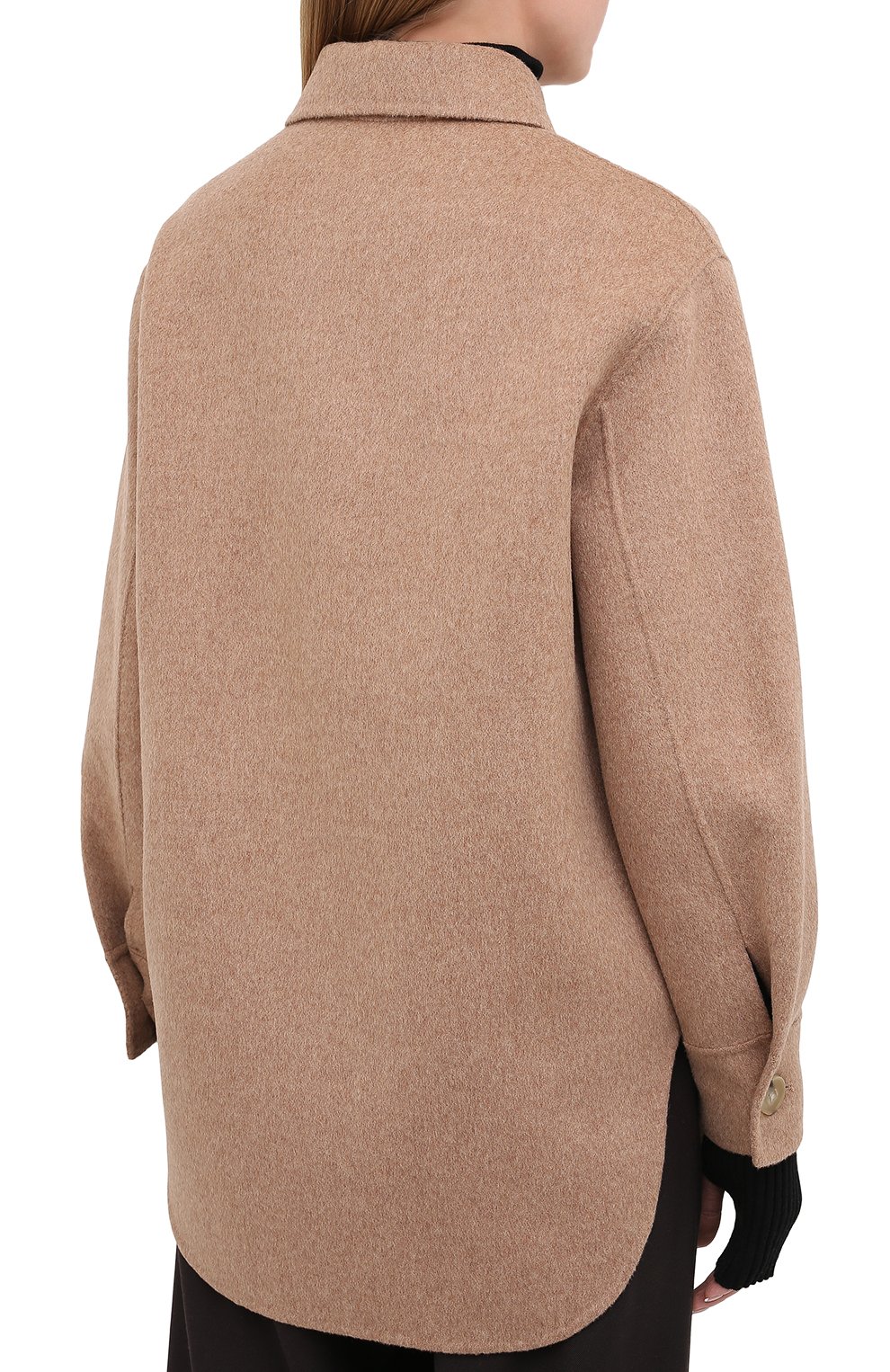 Шерстяное пальто ACNE STUDIOS бежевого цвета по цене 85800 руб., арт. A90319, фото 4 Шерстяное пальто ACNE STUDIOS, арт. A90319, фото 4