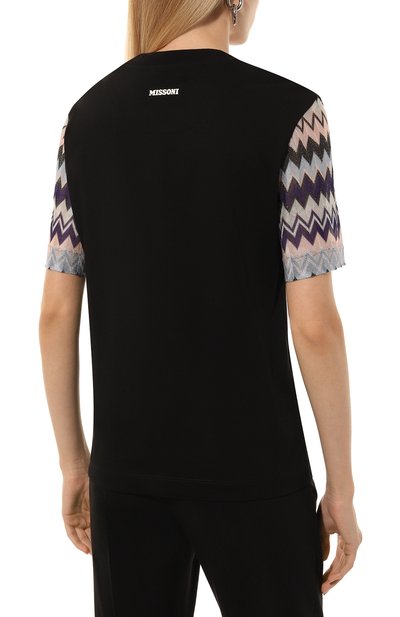 Хлопковая футболка MISSONI, арт. DS24WL04/BJ00K1, фото 4