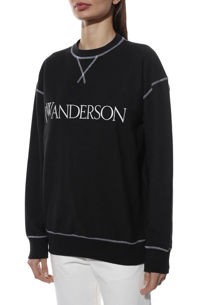 Хлопковый свитшот JW ANDERSON, арт. JW0029 PG0490, фото 3