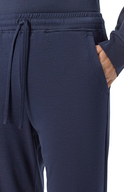 Брюки из шелка и хлопка MVST M25.2MW.T403/SC00 Синий  M25.2MW.T403/SC00 Фото 5