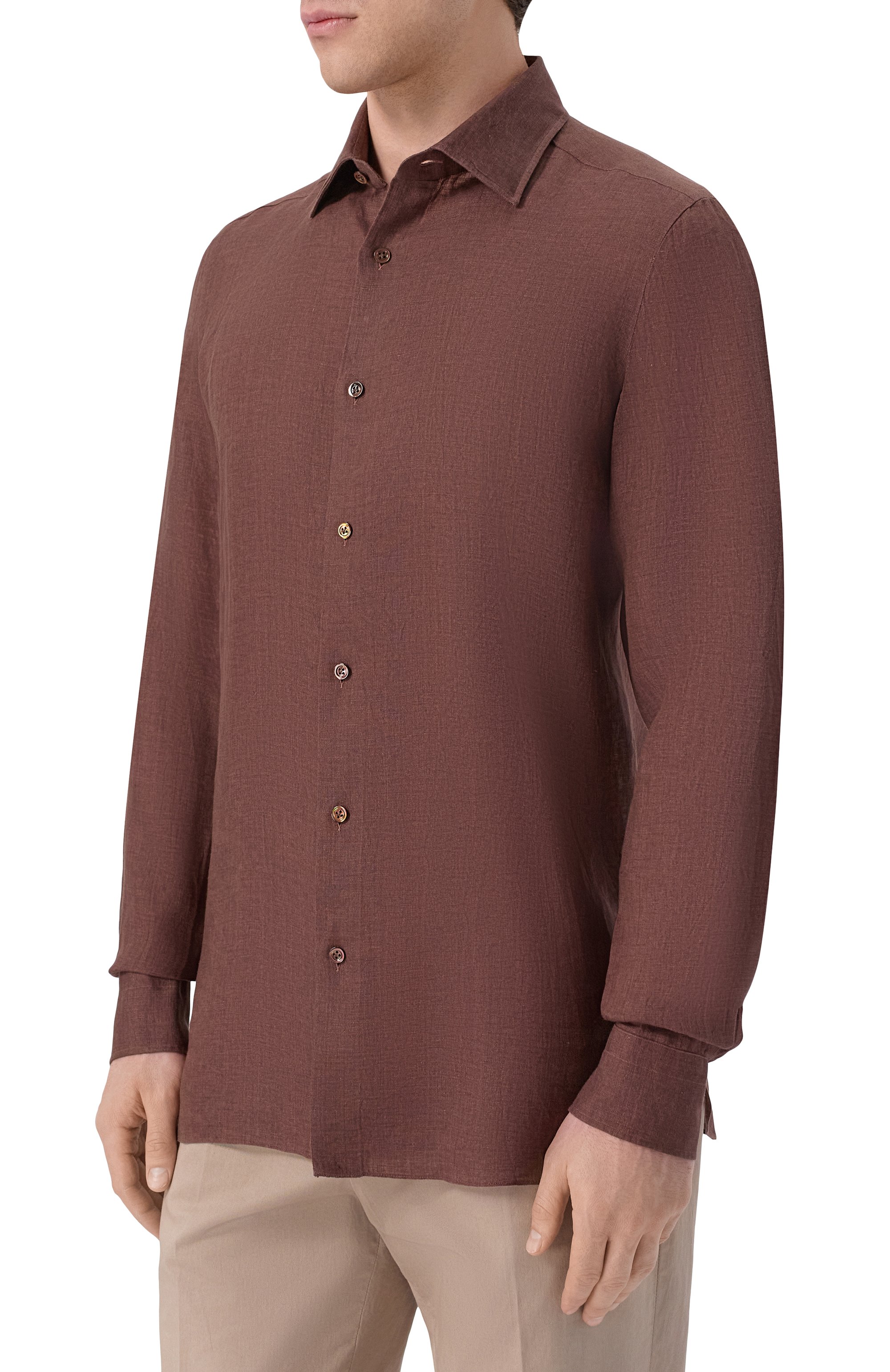 Льняная рубашка GIAMPAOLO, арт. 608/TS44322, фото 3