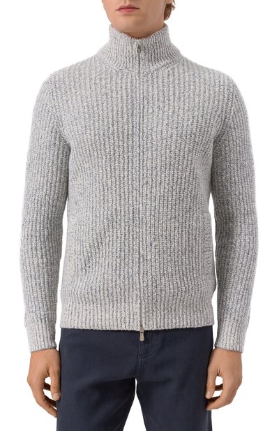 Кардиган из шерсти и шелка BRUNELLO CUCINELLI, арт. MRI55511, фото 3