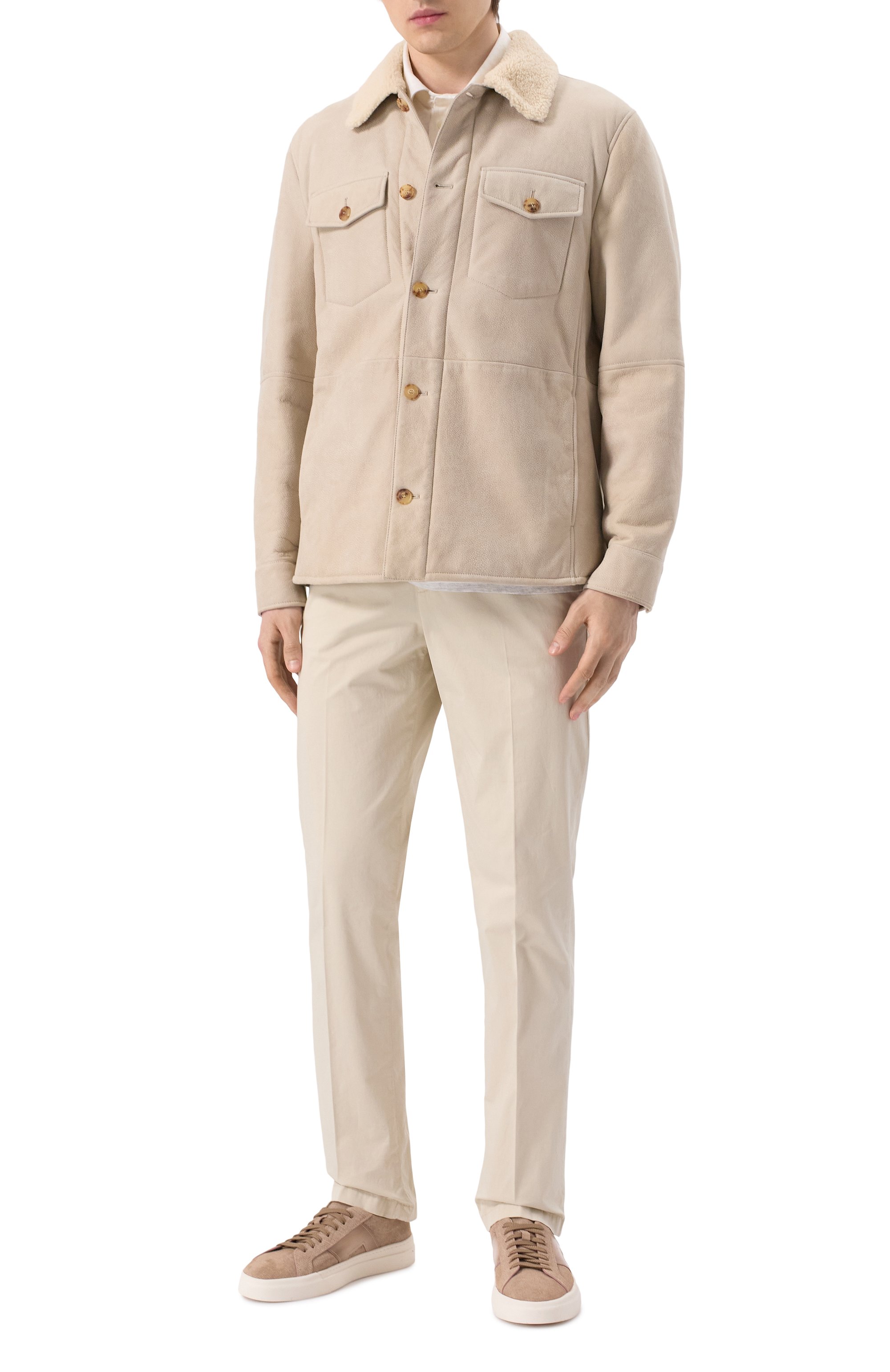 Замшевые кеды gloria SANTONI, арт. MBGG21964PNNCFCT, фото 2