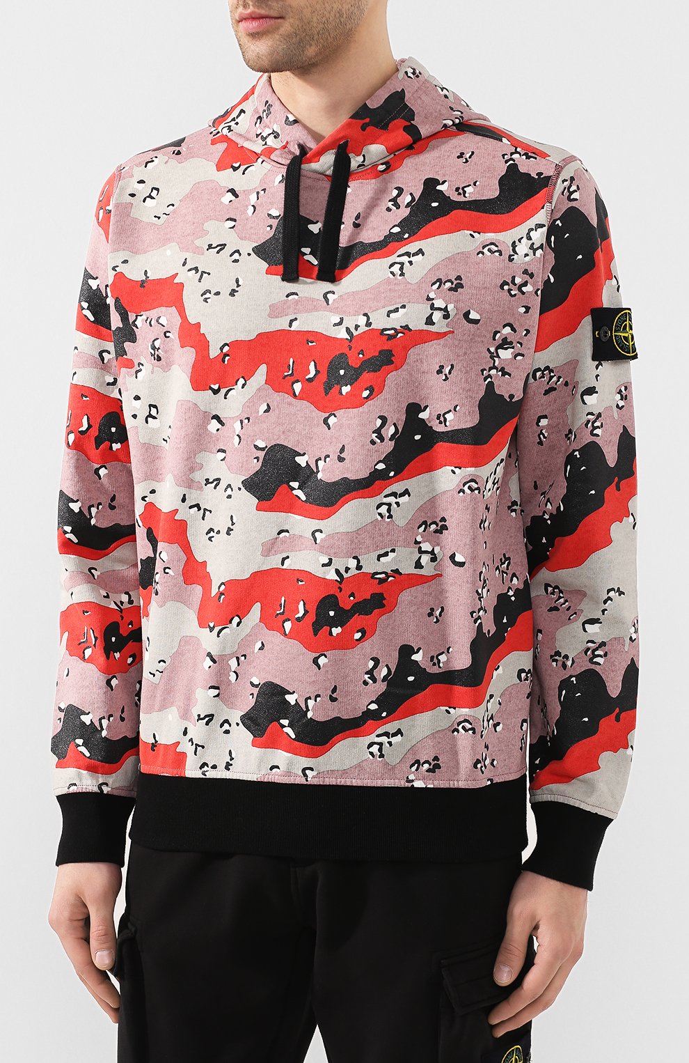 Хлопковое худи STONE ISLAND, арт. 7215668E6, фото 3