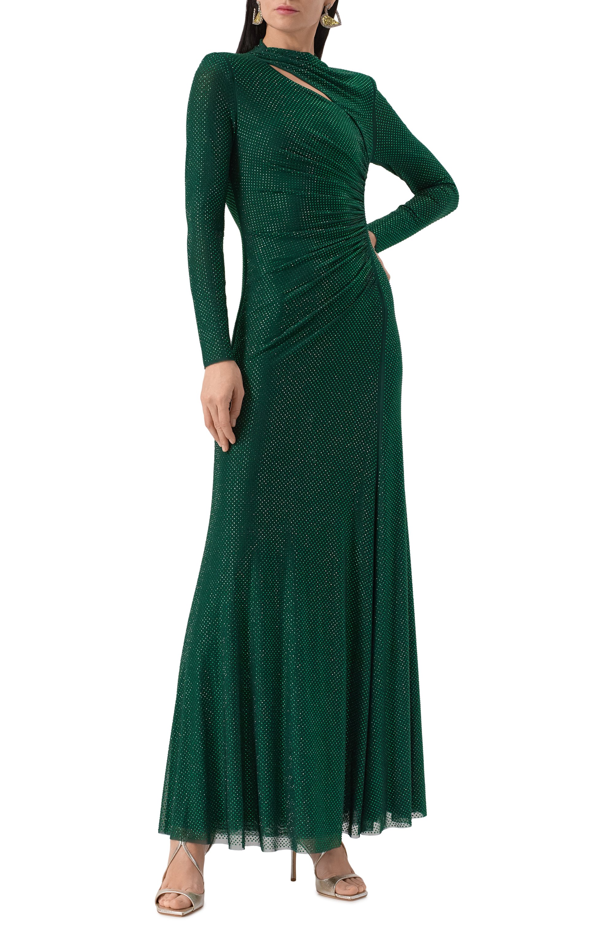 Кожаные босоножки azia 95 JIMMY CHOO, арт. AZIA 95/GLE, фото 2