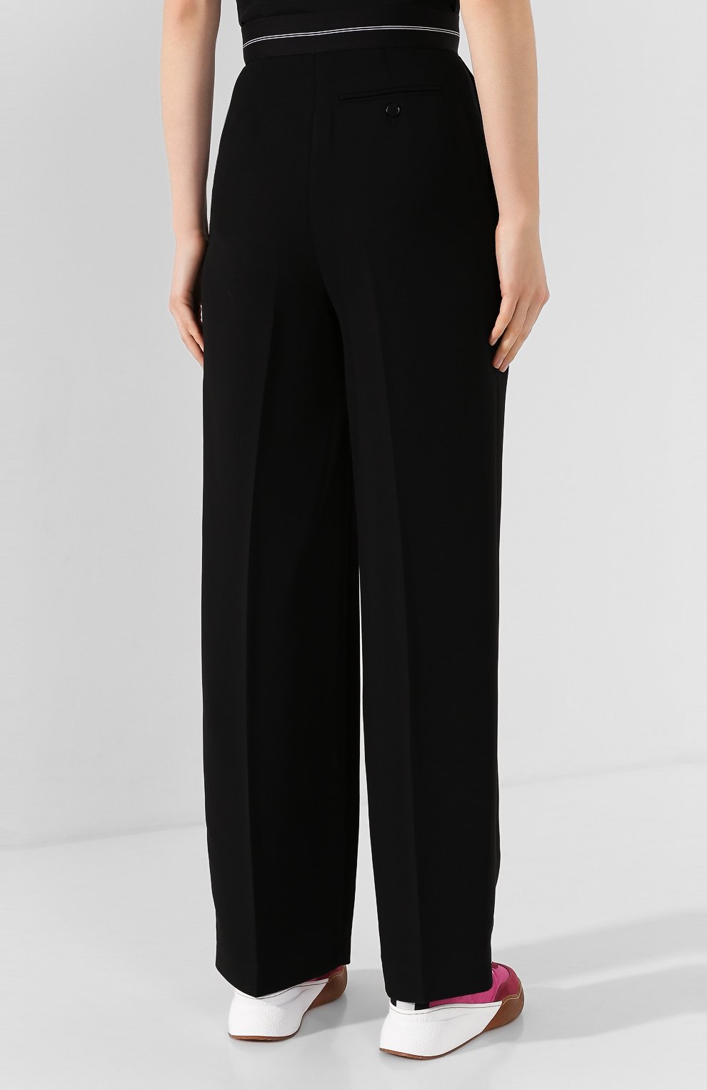 Брюки MSGM черного цвета по цене 25950 руб., арт. 2841MDP24 207115, фото 4 Брюки MSGM, арт. 2841MDP24 207115, фото 4