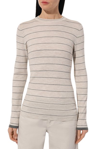 Пуловер из шерсти и кашемира BRUNELLO CUCINELLI, арт. M14818000, фото 3