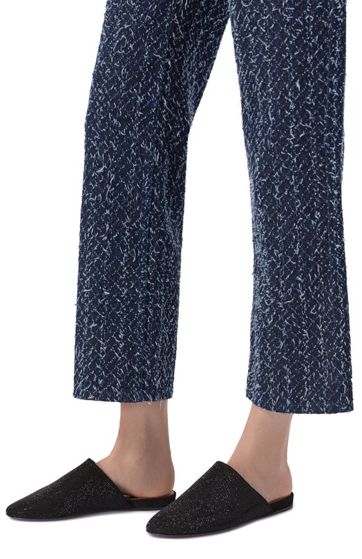 Замшевые сабо Premiata M7009/CAM0SCI0+STRASS Чёрный  M7009/CAM0SCI0+STRASS Фото 2